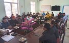 Xã Xuân Minh gặp gỡ các thanh niên trúng tuyển nghĩa vụ quân sự năm 2023